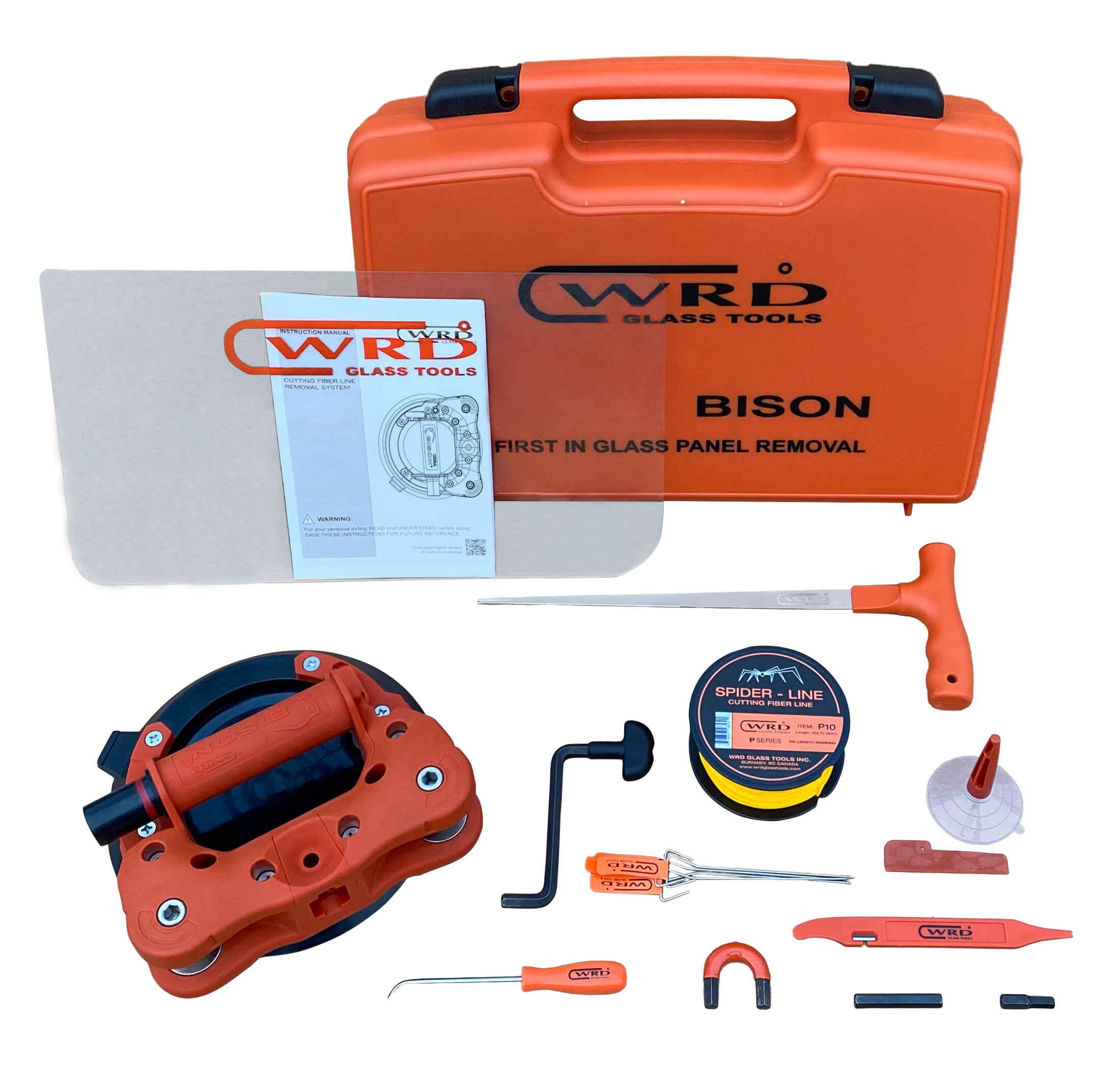 WRD Bison Kit 300 (WRD-BN-300) - Robust auto glass removal platform for large panels