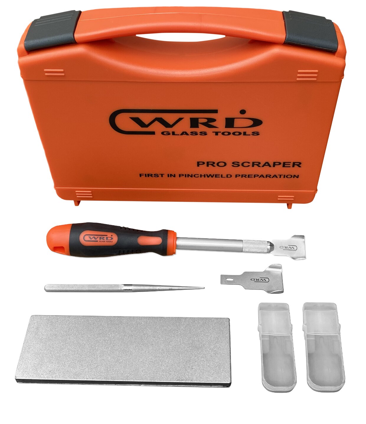 WRD Pro Scraper Kit M (WRD-SKM) - Professional pinchweld preparation scraper and blade set