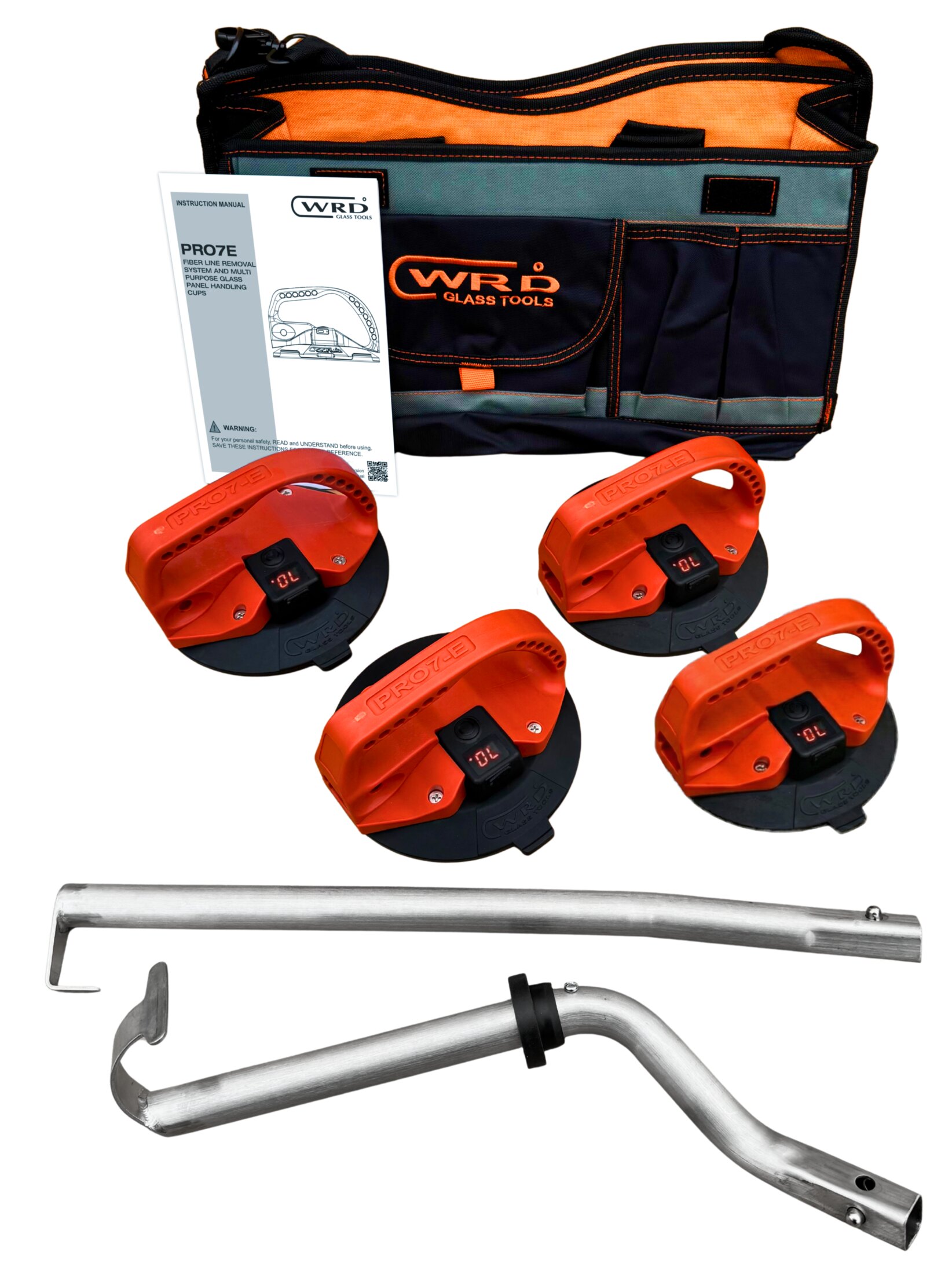 WRD PRO 7E Install System (WRD-PRO7E-IS) - One-person auto glass setting system with electric pump