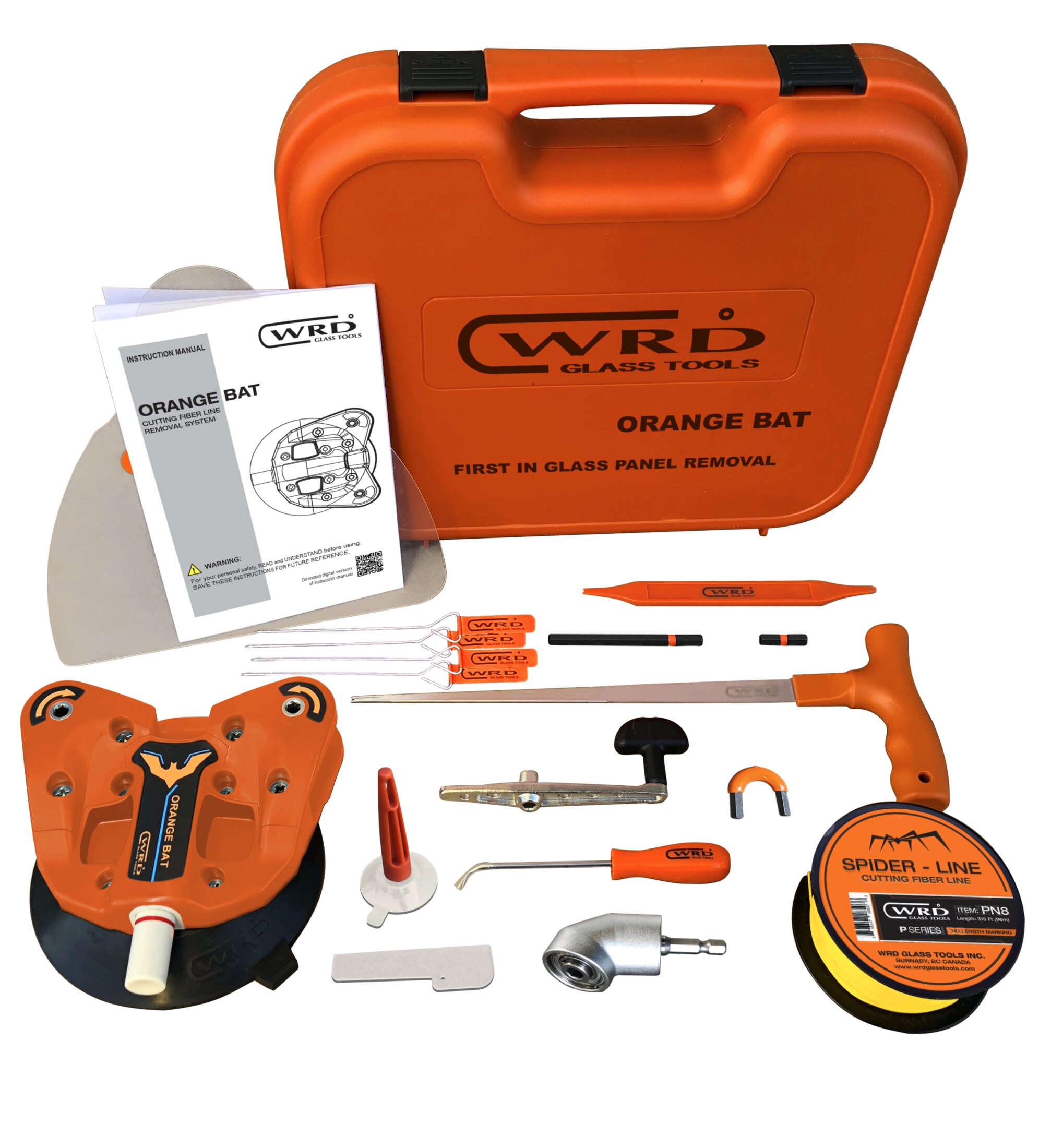WRD Orange Bat Kit 300W (WRD-OB-300W) - Dual spindle removal system with angle driver