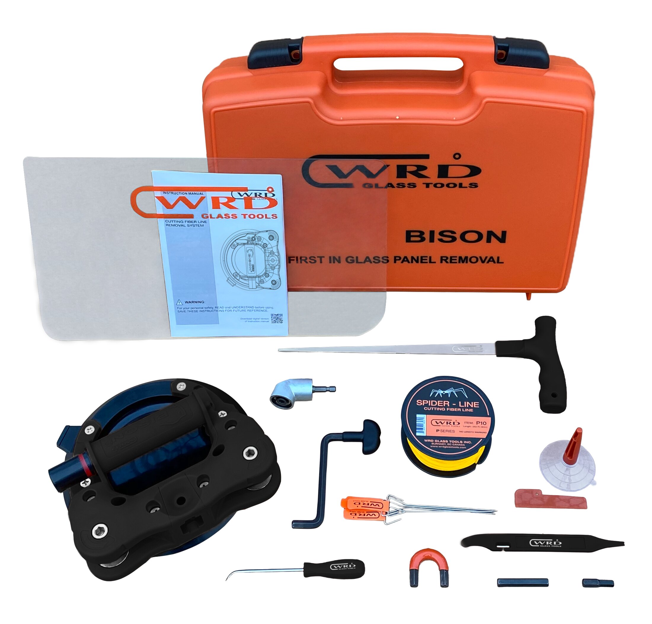 WRD Bison Kit 300P Black Edition (WRD-BN-300P-BLK) - Heavy duty removal system with Angle Driver 2.0