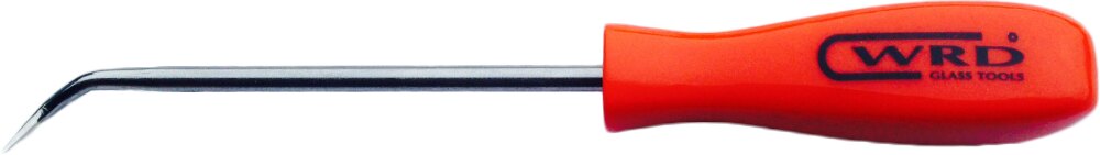 WRD Auto Glass Pick Tool - Metal hook instrument for retrieving cutting line through adhesive