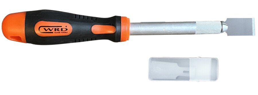 WRD Urethane Scraper Tool Set (SB16) - Ergonomic handle with 16mm super sharp blades