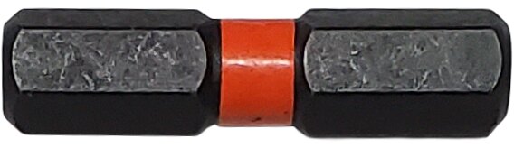 WRD Short Bit (WRD-BSM) - 28.5mm 1/4-inch hex drive for cordless drill or hand crank