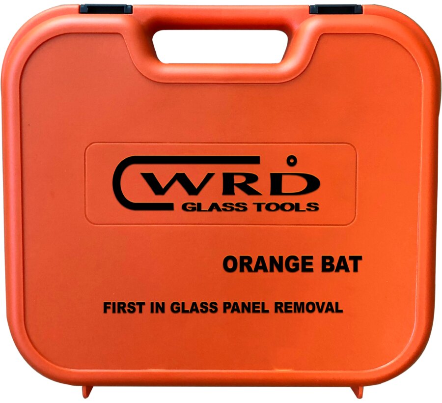 WRD Orange Bat QC Plastic Tool Case - Hard shell protective case with foam inner liner